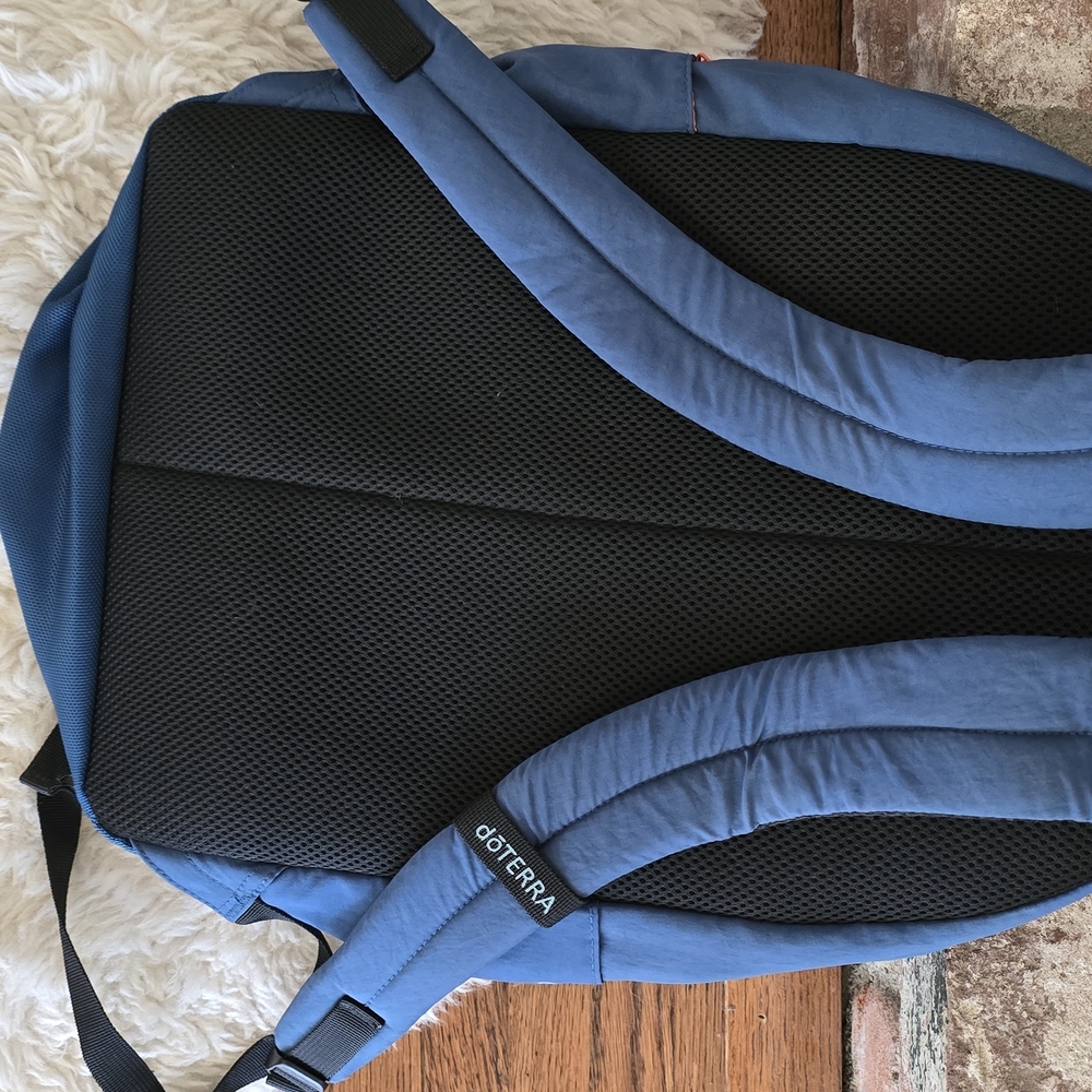 Blue Men's Backpack - Picture 3 of 3